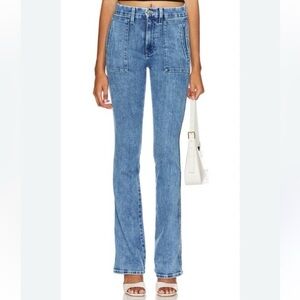 Hudson Barbara High Rise Bootcut Jeans Starlet Blue Utility Pocket Denim 29 8